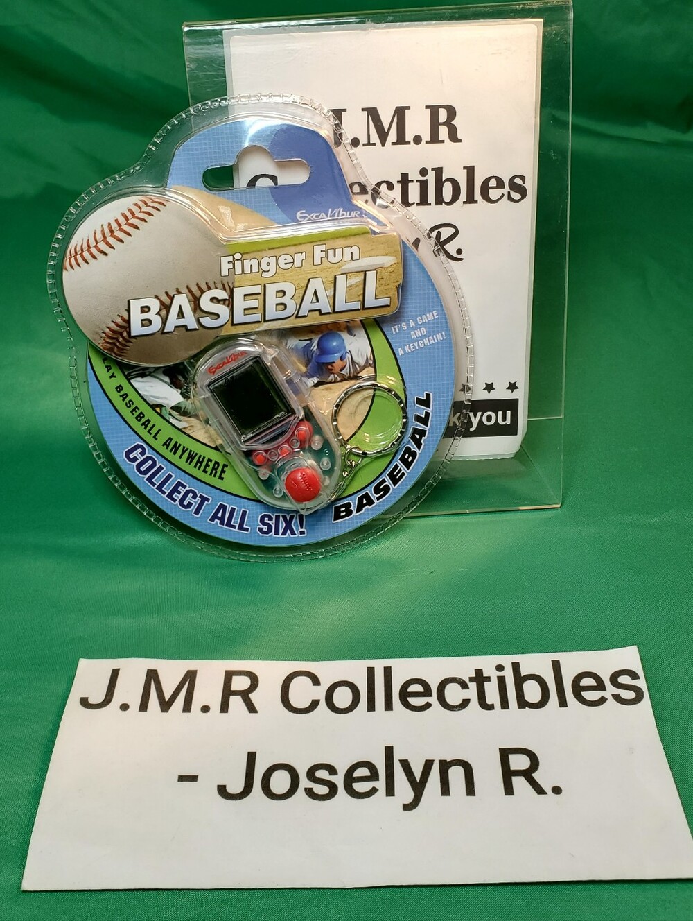 Excalibur K315-CS-CC Finger Fun Baseball Keychain Game NWT NOS